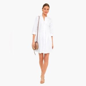 Tuckernuck White Royal Shirt Dress. M.